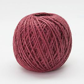 ЭКО шпагат джутовый, красный, 1м