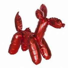 Шар Собачка ШДМ, красный