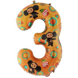 Цифра 3, чебурашка