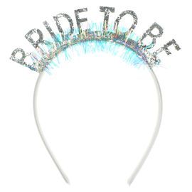 Ободок Bride to be, серебро