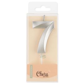 Свеча 7, серебро грани