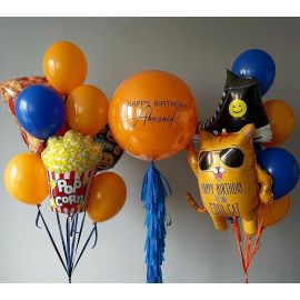 Яркий набор шаров на день рождения для мальчика