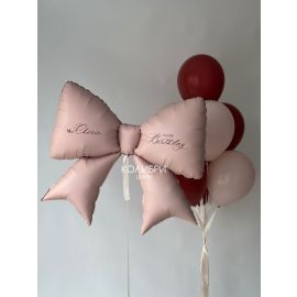 Набор шаров для девушки с бантом