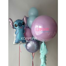 Набор шаров для девочки с героем