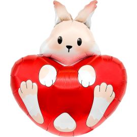 Шар Зайка с сердцем