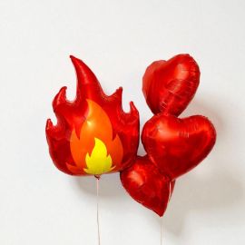 Шар Пламя и 3 сердца
