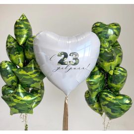 Большой набор шаров на 23 февраля