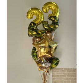 Связка шаров с цифрами