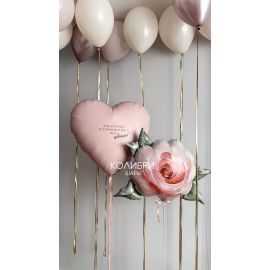 Композиция из шаров для девушки на 8 марта